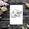 Dekolando Motif Stamp Elephant Sleeps – Stamp Animals Wooden Stamp