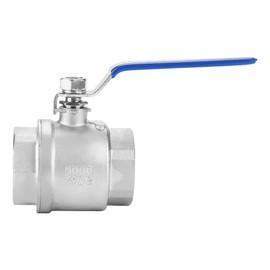 Neel 2" Stainless Steel Ball Valve, Light Weight, Good Sealing Performance, 2 Ports, NPT Outlet, Threaded Inlet