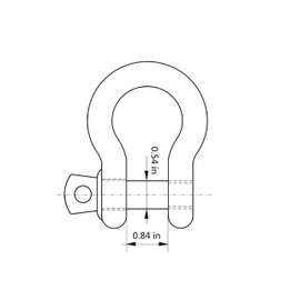 lifstar (1) 3/8" x 6ft Marine Anchor Chain with Shackles, Anti-Rust, Lead Chain for Boats, Fishing, Sailing Use, Grey Color(3/8, Grey, 1)