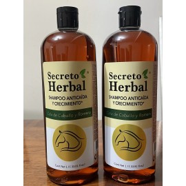 Secreto Herbal 2 Shampoos Secreto Herbal 1 L (33.81 Oz) Anticaida Y Crecimiemto