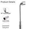 Utoolmart 15mm Metric L Shaped Angled Open Hex 6 point