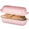 Enameled Cast Iron Loaf Pan with Lid, Dutch Oven Bread