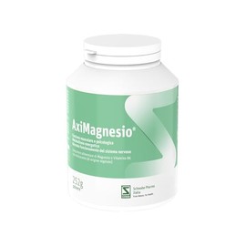 Aximagnesio Integratore Alimentare di Magnesio ad Alta Biodisponibilità da 8 Fonti di Magnesio con Vitamina B6, 252 Grammi
