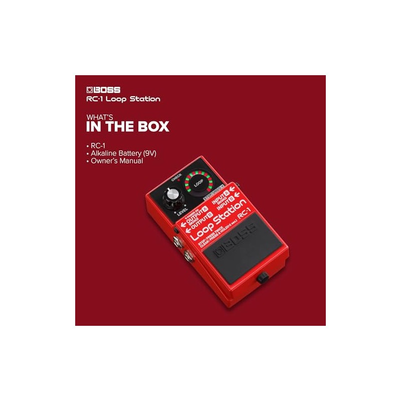 BOSS RC-1 Loop Station Pedal | Industry Standard Simple Looper