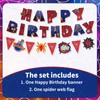 Tinoaly Spider-Themed Birthday Party Decorations Set, Includes Happy Birthday Banner