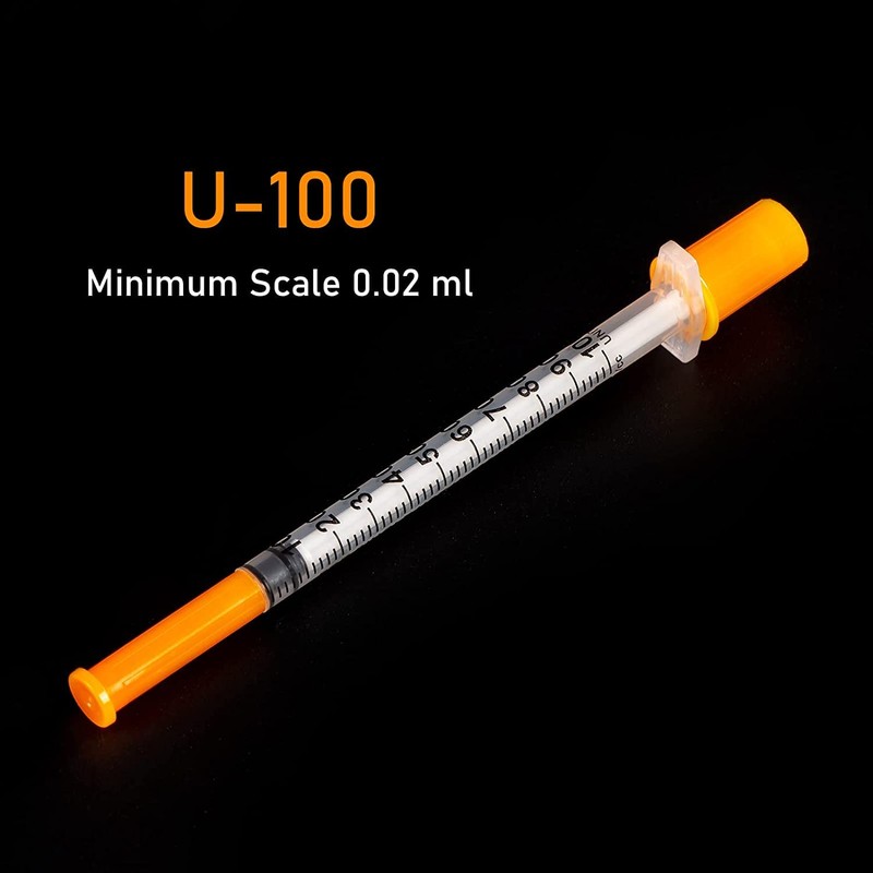100 Pack 1ml 0.3x8mm Plastic Multiple Uses Measuring Tools, Individually