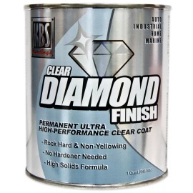 KBS Coatings DiamondFinish Clear Quart - Clear Coat - Direct To Metal or Other Coatings