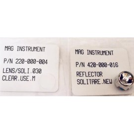 Mag-Lite AAA Mini Maglite Solitaire Replacement Reflector & Lens with 4 Piece O-ring Set