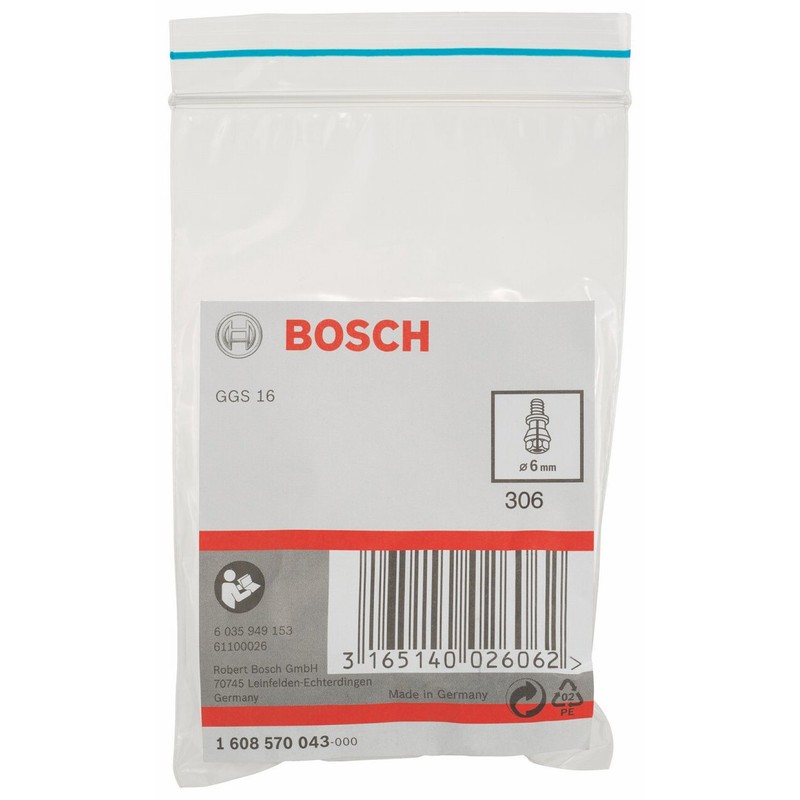 Bosch Accessories Professional Zubehör 1 608 570 043 Spannzange mit