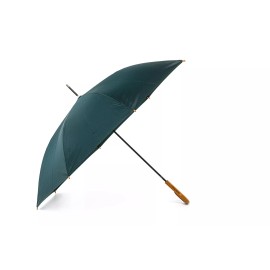 Krago Real Wood Handle Classic Auto Open Stick Umbrella Green