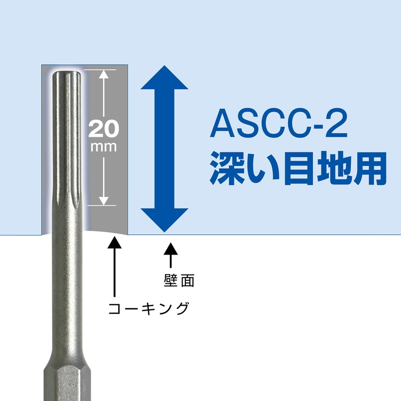Anex (ANEX) Quick Caulking Cutter 20mm for Deep Joints ASCC-2