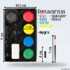 Kit Maquillaje Pintacarita Base Facial Bodypaint