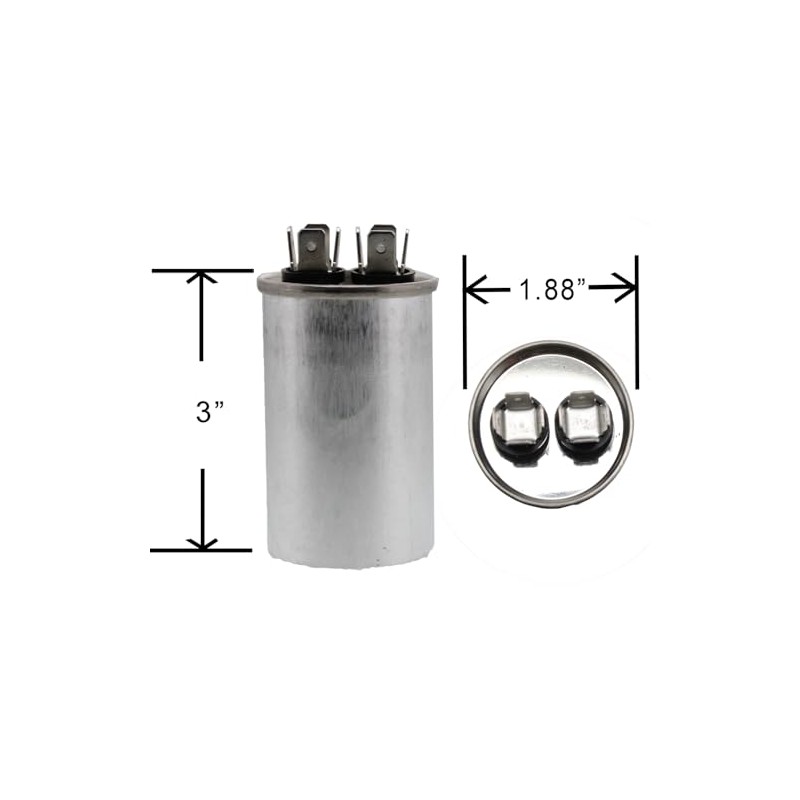 HQ1094968AX - ClimaTek Upgraded 20 uf MFD Round 370/440 Volt