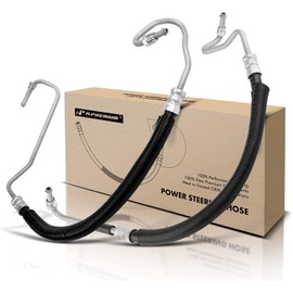 A-Premium Power Steering Hose Pressure Hose Line Assembly Compatible with Hummer H2 2003-2007 V8 6.0L Gas 2-PC Set