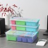 Naivees 3 Pack Plastic Storage Box with Multi-colour Storage Box