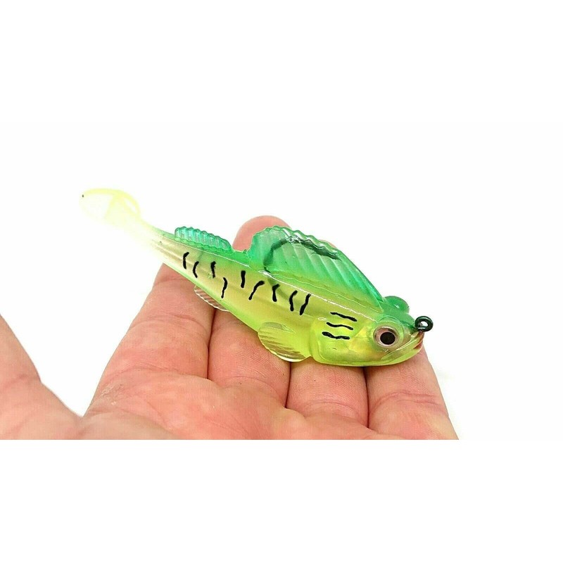 Pike Soft Bait Turbo Goby Bull Head 90mm 22g 4/0