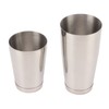 304 Stainless Steel Cocktail Shaker 2 Section Bartending Mixer Bar