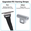 2pcs RV Awning Pull Straps, Heavy Duty Pull Down Strap