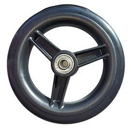 hhs Replacement 6" Front Wheel For Lumex RJ5500 Walkabout Steel Knock Down Rollator - 1 Each