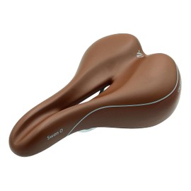 VELO VL-4290 Voam Comfort Saddle [Swan O] V-foam Series, Brown