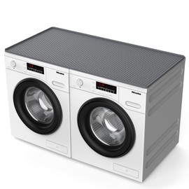 54" x 27.5" Washer and Dryer Covers for the Top，Waterproof and non-slip Washing Machine Cover，Applies to Kitchen、laundry room organization，Washer Dryer Countertop. (Gray)
