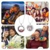 UNICRAFTALE 4Pcs 4 Sizes Living Memory Stainless Steel Crystal Photo