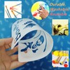 BANLTRE 5 Pack 24" x 36" 10mil/0.25mm Thick Clear Blank