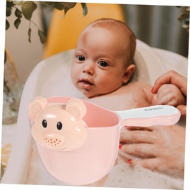 Kisangel 1pc Shampoo Cup Bath Waterfall Rinser Hair Rinse Cup Infant Spoon Hair Washing Water Shampoo Rinse Cup Bathroom Water Scoop Shower Scoop Kids Shampoo Pp Water ladle Household Baby
