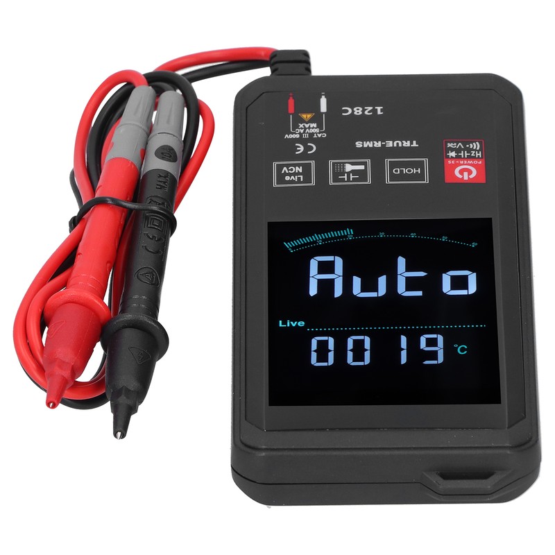 HY128C Intelligent Multimeter Touch Screen Digital Multi Display Frequency Temperature