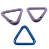 A-CRAFT 5 Piece Set of 5 Triangular Carabiners, Lightweight, Aluminum,