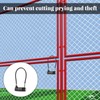 4 Digit Combination Padlock,1PCS Steel Cable Padlocks with Code,Long Padlock,Outdoor