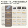 BRONYPRO Non Stick Ceramic Baking Sheet Pan Set of 3,