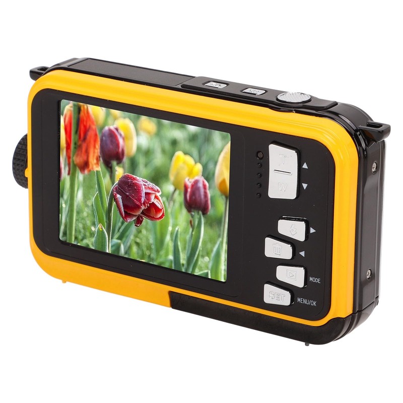 Underwater Cameras Full HD 2.7K 48MP 10ft Waterproof Underwater Digital