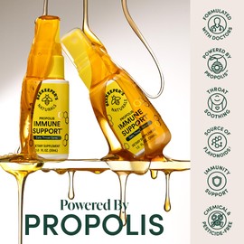 Propolis Throat Spray by Beekeeper's Naturals - 95% Bee Propolis Extract, Natural Immune Support & Sore Throat Relief - Antioxidants, Keto, Paleo, Gluten-Free (1.0 oz)(Pack of 1)