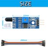 MTDELE 10Pcs IR Sensor Infrared Sensing Sweep Proximity Sensor Module