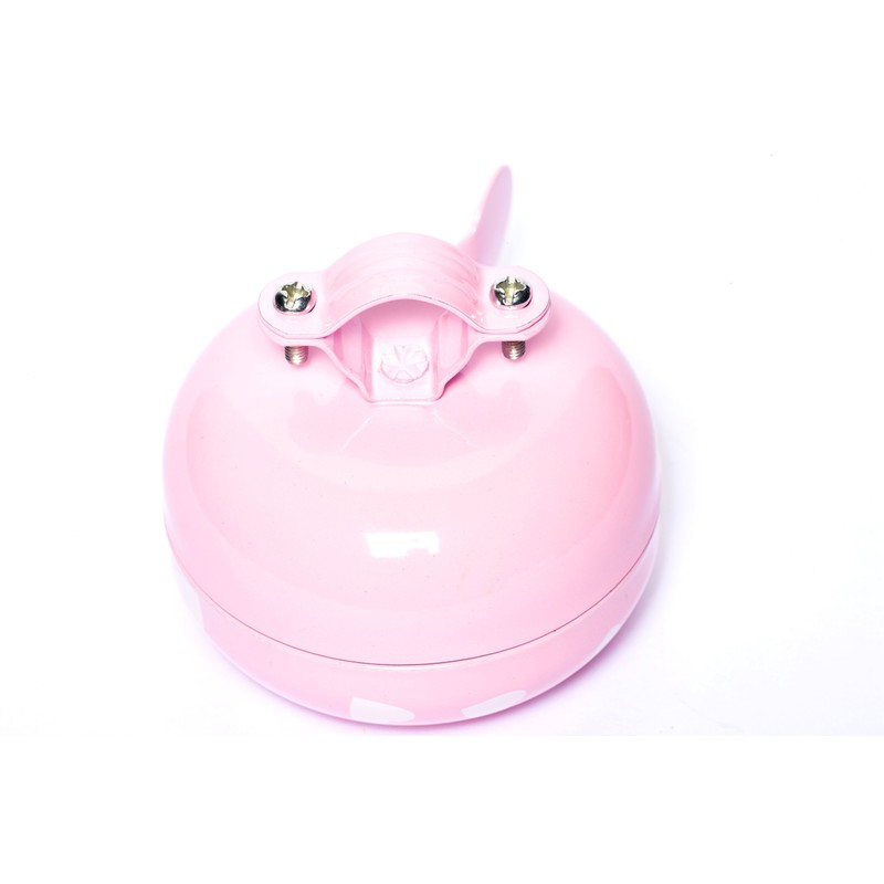 Sport Direct Bike Bell Oversize Large Pink Hearts 80 mm