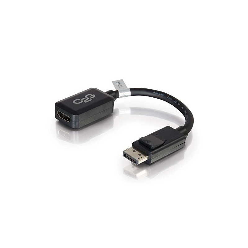 C2G 20cm DisplayPort Male to HDMI Female Adapter Converter -