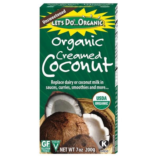 Lets Do Organic Let's Do...Organic Organic Creamed Coconut Unsweetened Gluten Free 200 grams