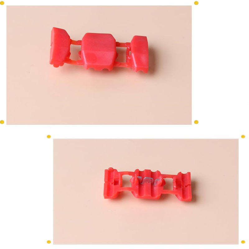 SDMOLO Wire Connectors (Red) Electro Tap Car Wiring Branch Connectors