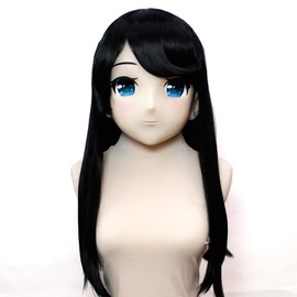 むにむに製作所 ウィッグ【ブラック】ストレート/ロング