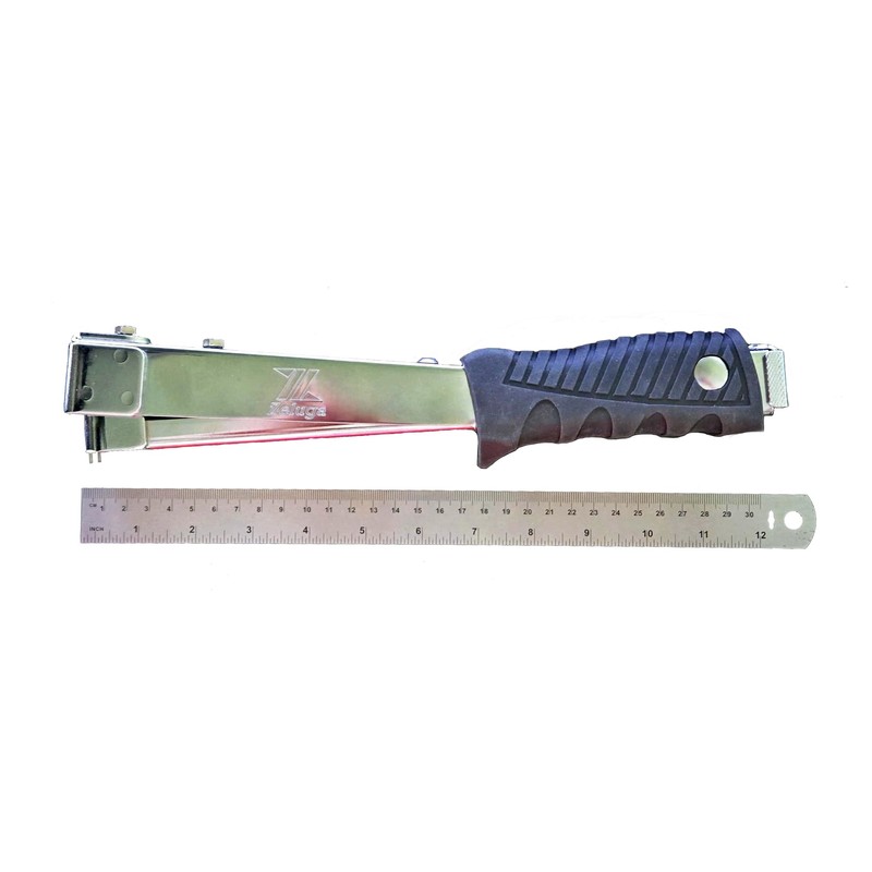 Zeluga 16-425 Heavy Duty Steel Construction Hammer Tacker, Anti-Jam Magazine
