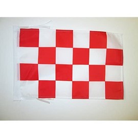 AZ FLAG PROVINCE OF NORTH BRABANT FLAG 18'' x 12'' cords - NOORD-BRABANT SMALL FLAGS 30 x 45cm - BANNER 18x12 in