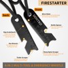 Survival Fire Starter - Handmade Wooden Handle 3/8" Thick Ferro