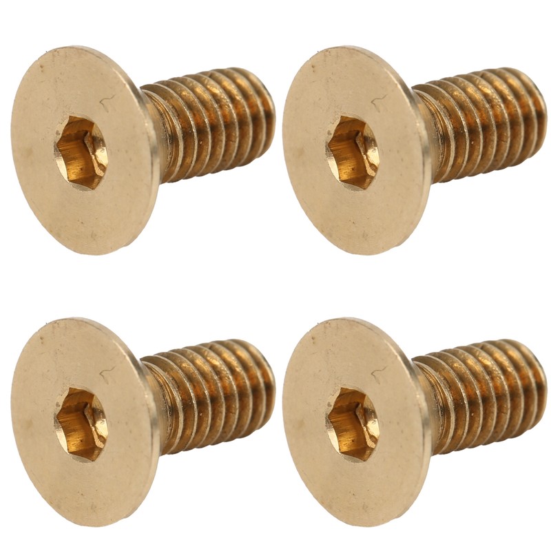 50Pcs Flat Hex Socket Screw Copper Countersunk Head Fastener Hardware