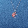WUSUANED Shadw Necklace Game Inspired Necklace Hedgehog Game Lover Gift