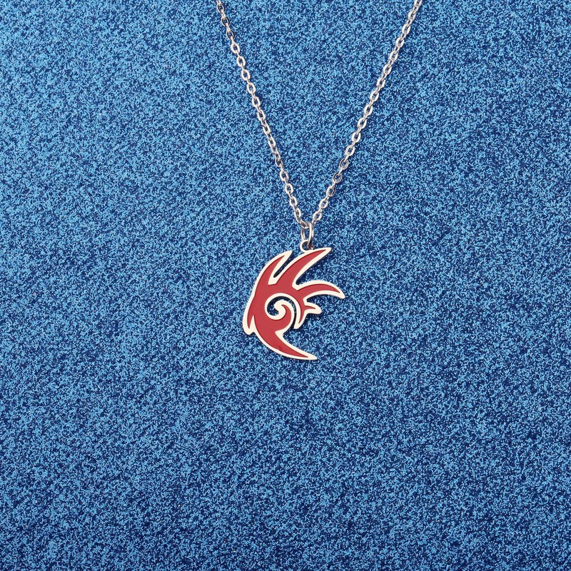 WUSUANED Shadw Necklace Game Inspired Necklace Hedgehog Game Lover Gift
