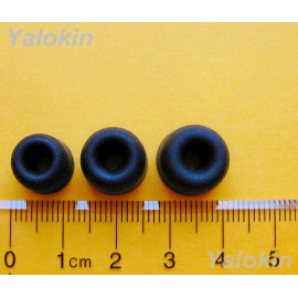 NICKSTON 12pcs (BMF-BSTB) Memory Foam & Stabilizer Eartips buds for Jaybird X4 Headphones