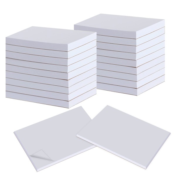 zmybcpack 20 Pack Note Pads Memo Pads 4”x6”- 100 Sheets