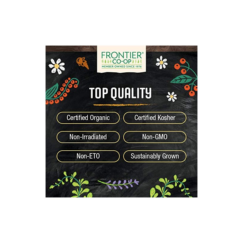 Frontier Mustard Seed, Yellow Mustard Powder Certified Organic, 16 Ounce