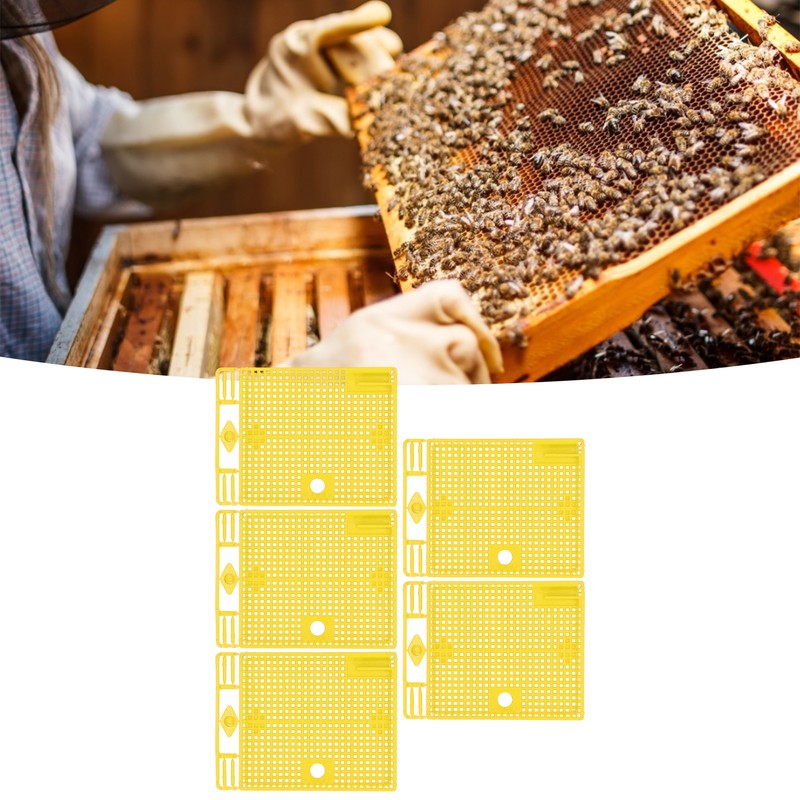 5Pcs Reusable Queen Bee Isolator Portable Queen Introducing Cage Beekeeping